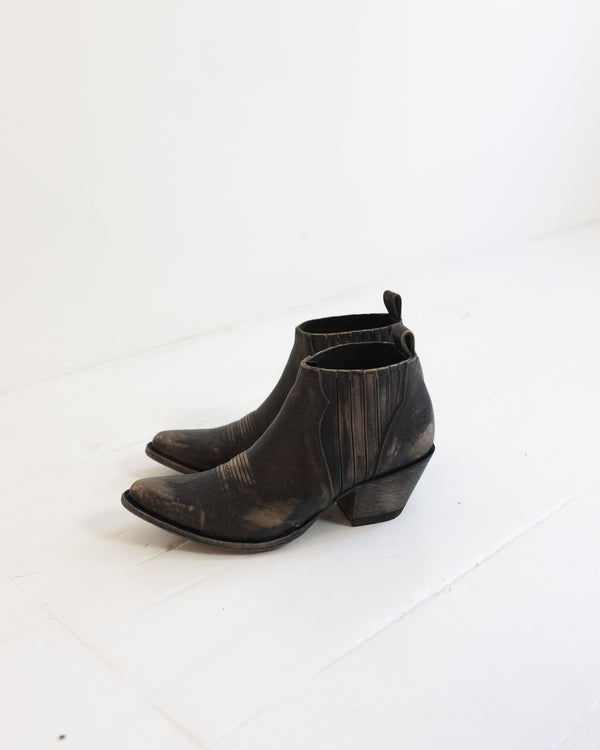 Kristinne boots - Black rustik leather
