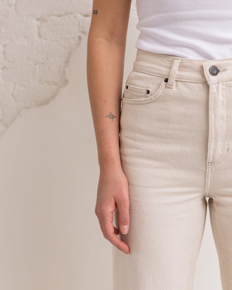 Tineborow jeans straight - Ecru