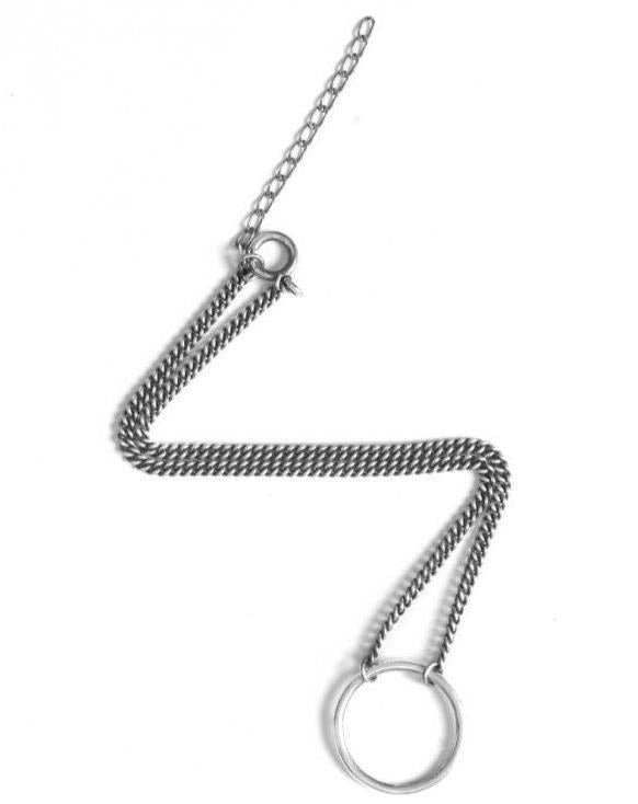 Large loop choker - Silver